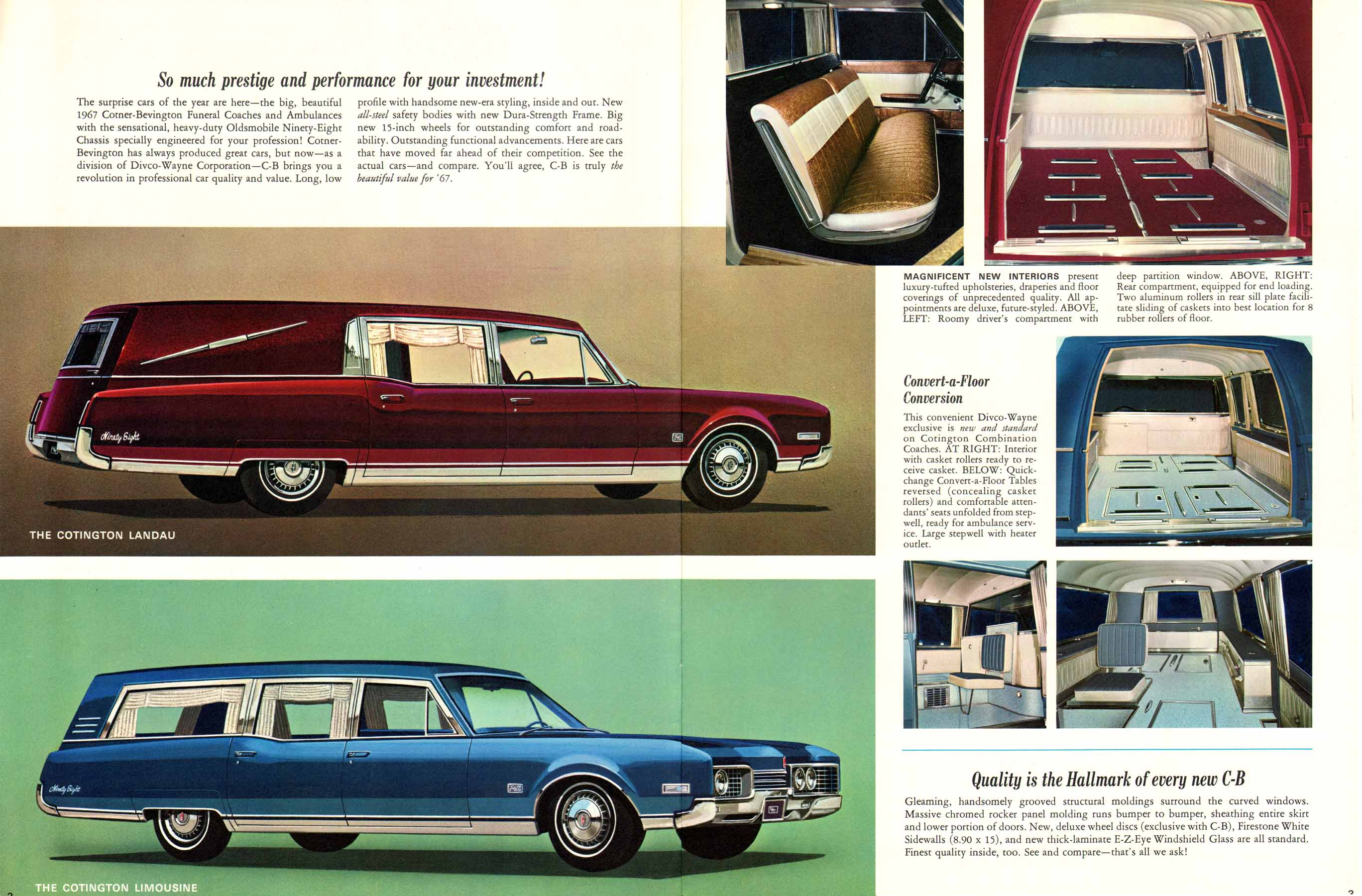 1967 Oldsmobile Cotner-Bevington Brochure Page 4